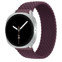 Nertas vieno pynimo dirželis Samsung Galaxy watch 8 Classic laikrodžiui, dirželio priedai, elastinė apyrankė correa galaxy watch 8 dirželis 40/44mm Galaxy watch 8&XS gray
