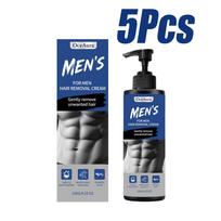 Men's Hair Removal Cream Gentle Body Depilatory Cream Easy to Apply & Wash Full Body Use for Armpits Arms Legs Smooth Skin