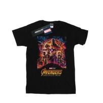 Marvel Mens Avengers Infinity War Poster T-Shirt XL juoda