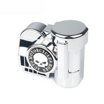 Harley 12V galvanizuotas anglies pluošto oro ragas su integruotu sraigės siurbliu gray