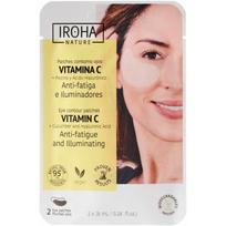 Paakių kaukė Iroha Nature Eye Contour Patches Vitamin C Cucumber & Hyaluronic Acid, PIN14/INDIPT18, su hialurono rūgštimi
