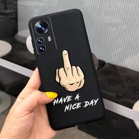 For Xiaomi 12 Pro 5G Case Cute Cartoon Painted Matte Cover For Xiaomi Mi 12 Pro 5G Global Funda on Xiomi 12 Pro Mi12 12X 5G Capa Xiaomi 12 Pro gray