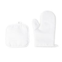 Heat Resistant Gloves and Pad Microwave Safe Heatproof Oven Mitts And Pot Holder For BBQ Grilling and Baking Use balta
