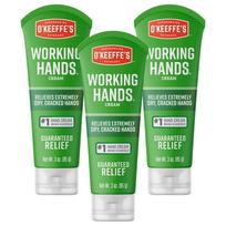 O'Keeffe's Working Hands Hand Cream 85g Tube 3 pcs green