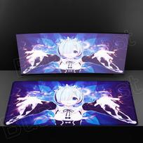 Cute Re Zero Rem Lem Mouse Pad Game HD Printing XXL MousePad Large Computer Laptop Non-slip Keyboard Desk Mat Anime Girl Deskmat 30cmx60cm