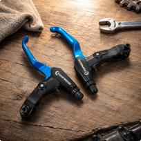 Levers with Adjustable Reach Ergonomic Cycle Brake Lightweight Lever for mėlyna