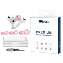 XDcase 3 Pairs Replacement Memory Foam Ear Tips Kit, S/M/L Size, Cleaning Pen Color Random For AirPods Pro 1 / 2 rožinė