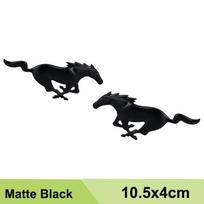 Car Exterior Side Emblem Stickers for Ford Mustang Logo Explorer Fusion Mondeo Focus MK2 MK3 MK7 Ranger Kuga Horse Badge q0  Decals matinė juoda spalva