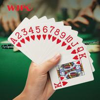 Wangjing Poker Texas Hold'em Cards, Extra-Large Corner Code Plastic Playing Cards, Thickened Wear-Resistant Waterproof Poker Chips, PVC Washable