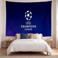Uefa Champions (5) Art Wall Hanging Tapestry for Home Bedroom Living Room Decor Great Gift Idea 100cmx150cm