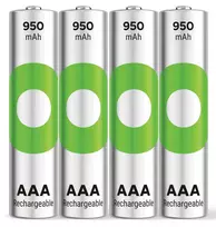 GP ReCyko Micro AAA NiMH Įkraunama Baterija 950 mAh 1,2 V 4 vnt. Pakuotė (GPRCK95AAA105C4)