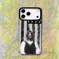 A-ASAP Nesielk kvailai R-Rocky Telefono dėklas iPhone 17,16,15,14,13,12,11,X,8,7,Pro,Max,Plus,SE4,Air,Mini IMD Pilkas Kietas Matinis iPhone15pro white