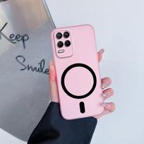 Dėklas realme 8 4G, 8 Pro Premium Magnetinis Matinis Apsauginis Dangtelis Telefonui realme 8 4G