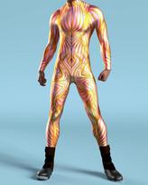 Halloween Mechanical Printed Cosplay Onesie For Adults And Teens Party Wear StyleB,S brown