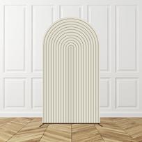 1 vnt. Vestuvių rudas arkos fonas Dekoracija Kūdikio šventė Vaikų gimtadienis Vestuvių šventė Poliesterio elastinis fonas Dangalas Rekvizitas 50x120cm(1.6x3.9ft) white