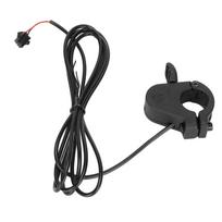 300X Electric Bicycle Thumb Throttle Waterproof Left Right Thumb Throttle for Cycling black