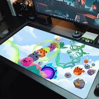 Slime Rancher Mouse Pad Large Gaming Table Cushion Non-slip Laptop Tablet Big Mousepad XXL Mat Mini PC Playmat With Lock edge_xia 40cmx90cm(15.7x35.4inch)