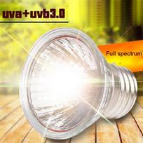 Uvb 3.0 roplių lempos lemputė Vėžlys Basking UV lemputės Šildymo lempa Varliagyviai Driežai Temperatūra 50w yellow