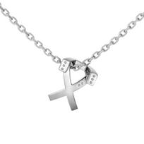 My Hero Academia Goods Motif Necklace Silver Accessory Jewelry Gift [U-TREASURE]  Katsuki Bakugo  NMA-101-SV white