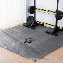 Smūgiams ir garsui atsparus putplasčio sporto salės kilimėlis kovos menams, mankštai ir šliaužiojimui 60x60x1.0cm [Low Density] gray