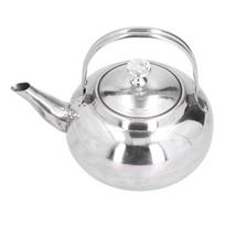 Tea Kettle Stainless Steel Exquisite Teapot Coffee Pot with Tea Strainer for Home Restaurant14cm 14cm/5.5in white