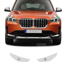 For BMW X1 U11 Base  Car Anti-collision Headlight Mirror Film TPU Transparent Protective Original Stickers Transparent brown