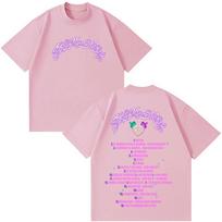 Omar Courtz Por Si Manana No Estoy Albumo Spaudiniai Marškinėliai Vyrams Moterims Mados T-shirt Laisvi Laisvalaikio Estetiška Tendencija Medvilniniai Marškinėliai XL pink