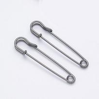 10Pcs 8CM Large Safety Pin Heavy Duty Safety Pin Strong Sturdy Bulk Brooch For DIY Craft Skirts Clothes Accessories gray
