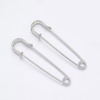 10Pcs 8CM Large Safety Pin Heavy Duty Safety Pin Strong Sturdy Bulk Brooch For DIY Craft Skirts Clothes Accessories white
