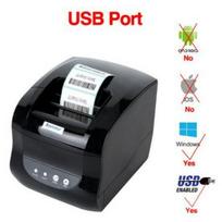 XP365B Label & Sticker Printer - 80mm Thermal Barcode Printer black