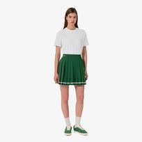 [Lacoste] Women's Tennis Tape Tipping Skirt JF231E-56G132 34 white