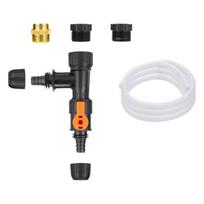 Home Water Change Helper for Ornamental Fish Habitat Cleaning and Care, Manual Water Changer Tool for Regular Use white