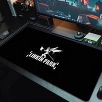Linkin Park Mouse Pad Large Gaming Table Cushion Non-slip Laptop Tablet Big Mousepad XXL Mat Mini PC Playmat With Lock edge_xia 30cmx60cm(11.8x23.6inch) black