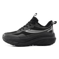 PESPANDA 2026 Versatile Lightweight Shock-Absorbing Running Shoes for Couples 38 black