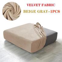 Super Velvety Sitting Cushion Case Stretchy Thickened L Shape Corner Armchair Couch Fitted Cover Fitted Cover Couch Protector For Family Room Back Cushion Cover
