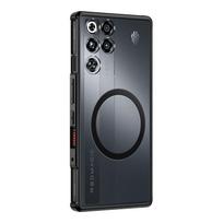 For ZTE Nubia Red Magic 11 Pro Max Case Magnetic Translucent Matte Hard PC Shockproof Semitransparent Back Cover ZTE nubia RedMagic 11 Pro matinė juoda spalva