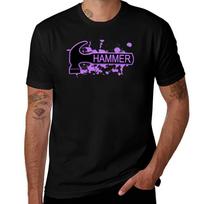 Hammer Bowling Tshirt Retro Style Print Casual Top Tshirt 2XL black