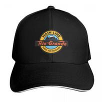 Denver And Rio Grande Western Railroad Tshirt Baseball Cap Snapback Flat Bill Strapback Dad Hat Six Panel Structured Crown black