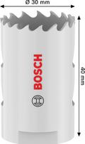 Bimetalinė gręžimo karūna BOSCH, 30 mm
