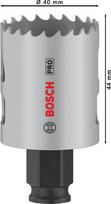 Grąžtas-karūna BOSCH Bi-metal Progressor, 40 mm
