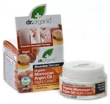 Dr. Organic Maroko argano aliejaus naktinis kremas 50ml
