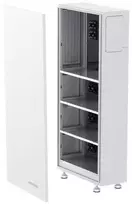 Emaldo Power Store 5,12 spintelė su vieta inverteriui ir 3 baterijoms. Plug-n-play inverterio ir baterijų prijungimas su SlideON™
