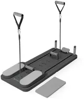 Pilates treniruoklis / reformeris GYMSTICK Pilates V Reformer Board (juodas, violetinis, rožinis) (Spalva: Juoda)