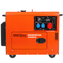 Dyzelinis trifazis elektros generatorius 7kW Kraft&Dele, KD3241