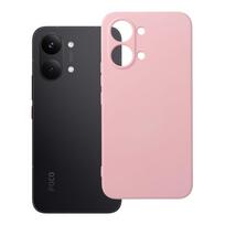 Pudros rožinės spalvos silikoninis dėklas Poco X8 Pro Max 5G