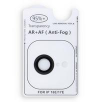 Juodas kameros apsauginis stiklas Forcell Premium, skirtas iPhone 16e / 17e