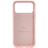 Rožinis NIMMY DIDŽIAAKĖ GULINTI RAGDOLL KATĖ dėklas IPHONE 18 Pro/17 Pro, suderinamas su MagSafe