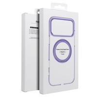 Violetinis Frame Circle Stand dėklas Xiaomi Redmi 17 4G / 5G, suderinamas su MagSafe