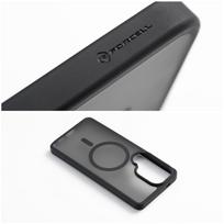Juodas Forcell F-Protect Smoke Hybrid Premium Lite dėklas Samsung A16 / A17 / A18 / A26, suderinamas su MagSafe