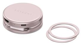 Švelniai rožinis USB-C šakotuvas-adapteris „5 viename“ Satechi OntheGo STPOTG5P